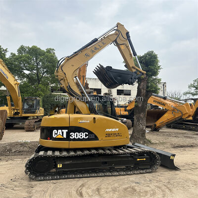 Escavatore Caterpillar 308C da 8 tonnellate usato in stock a prezzo conveniente Vendita calda in buone condizioni Escavatore potente di seconda mano in vendita